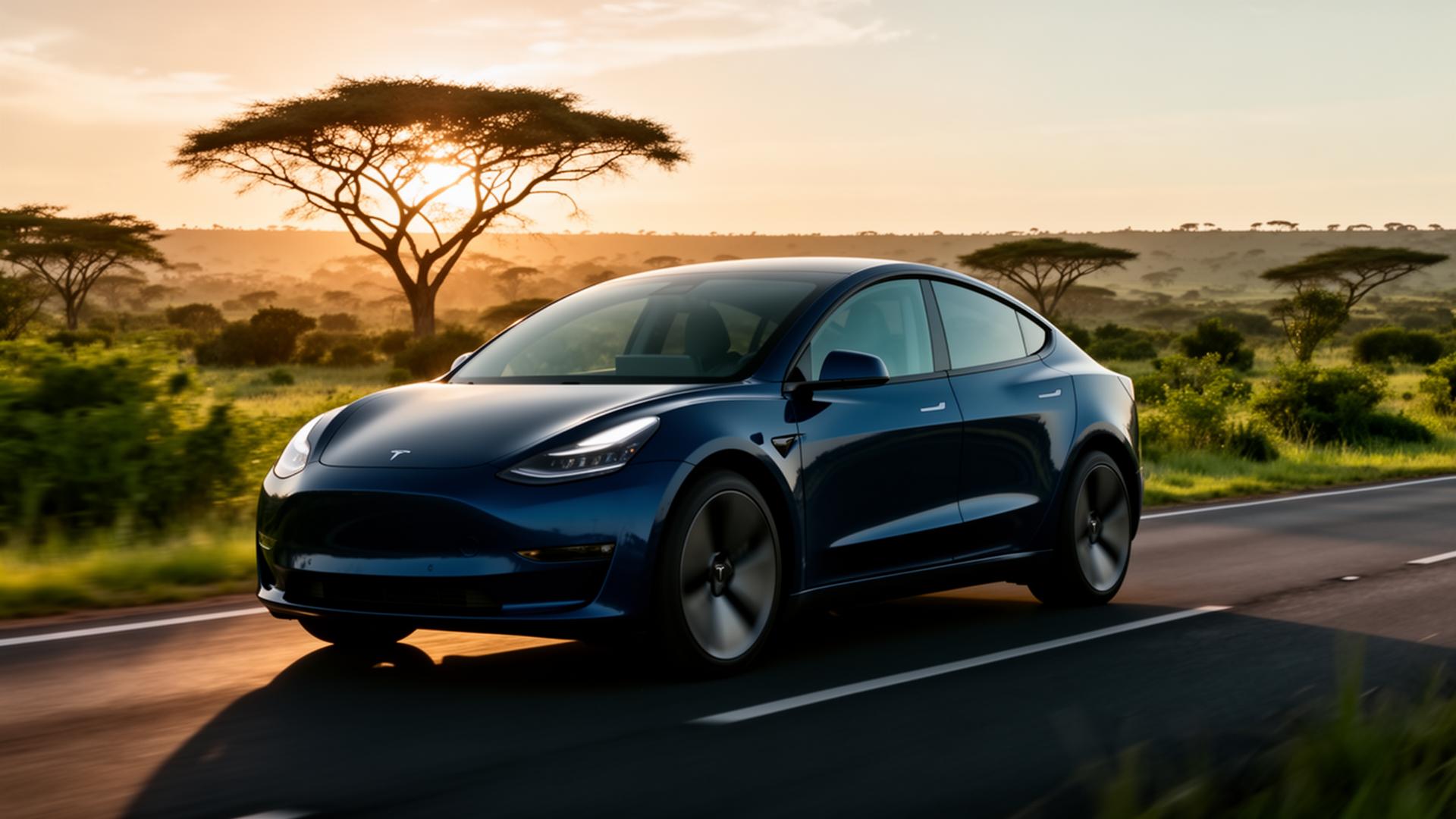 Electric ride at sunrise