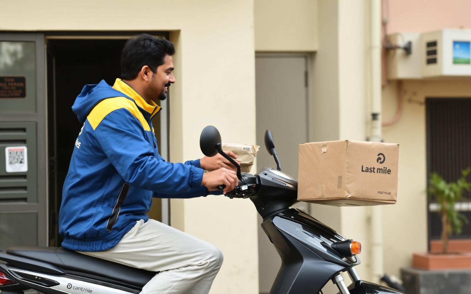 PRAS last-mile delivery rider
